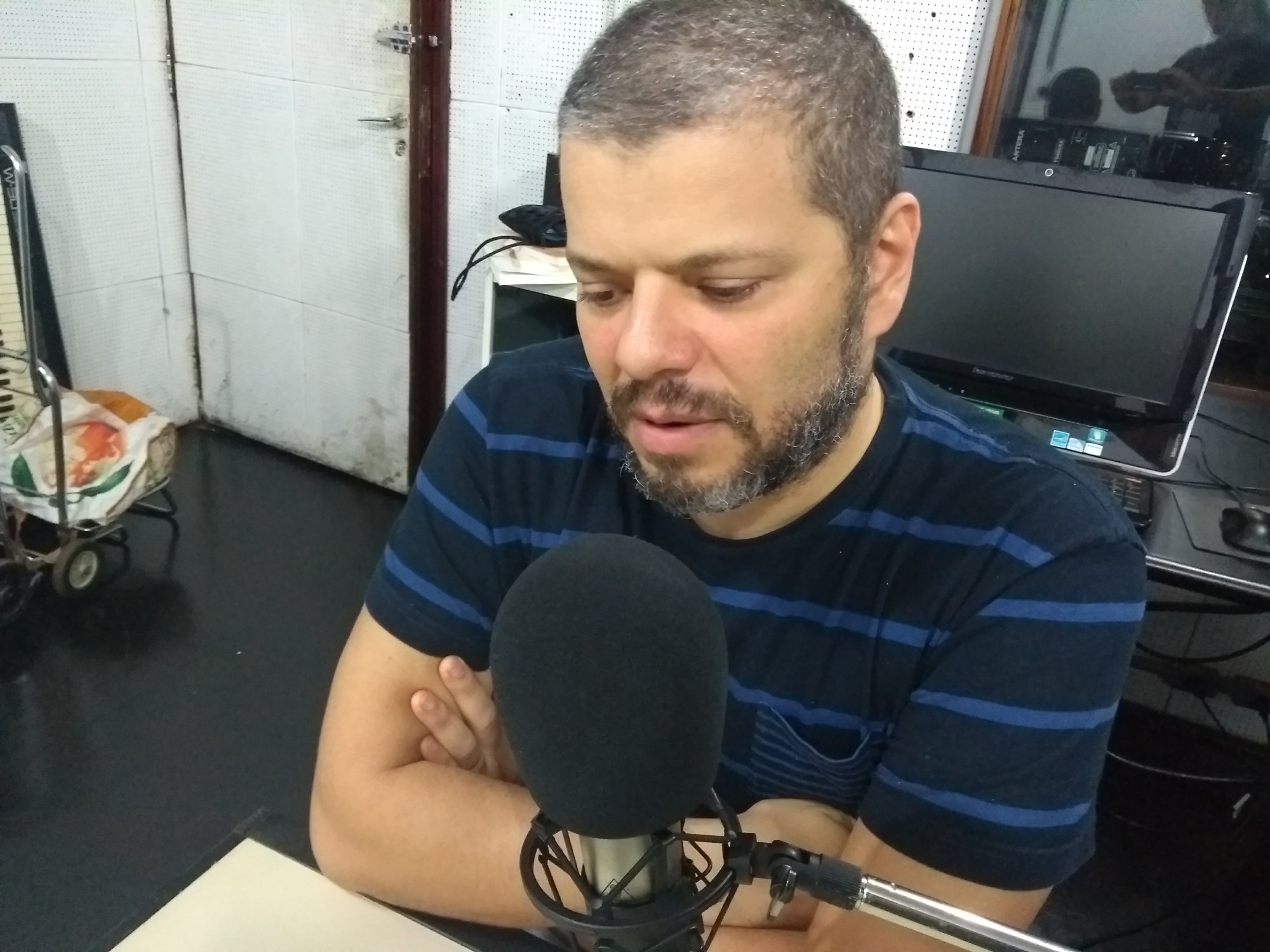 Foto da gravação do segundo programa da segunda temporada