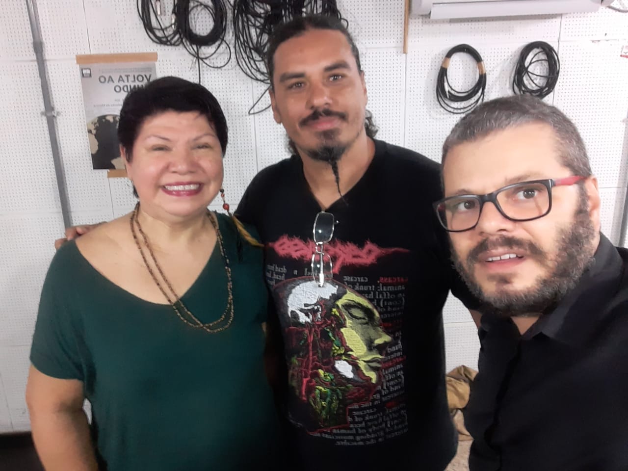 Hugo, Alexei e Malu